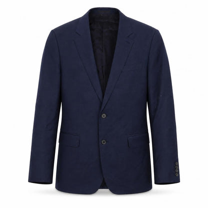 Front view of Jaeger Men's Blue Blazer, size 40, Double-Vented