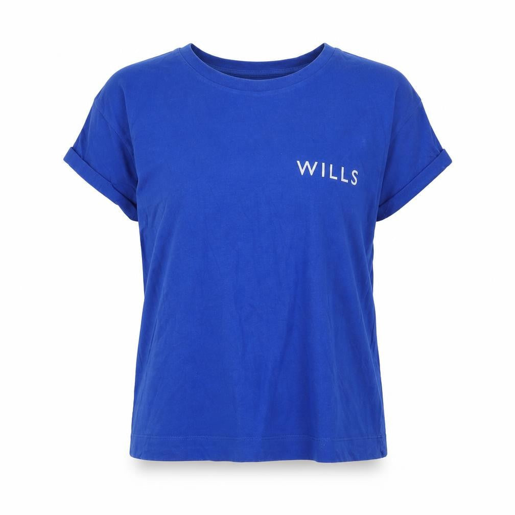 Jack Wills Women's Blue T-Shirt S Short Sleeve