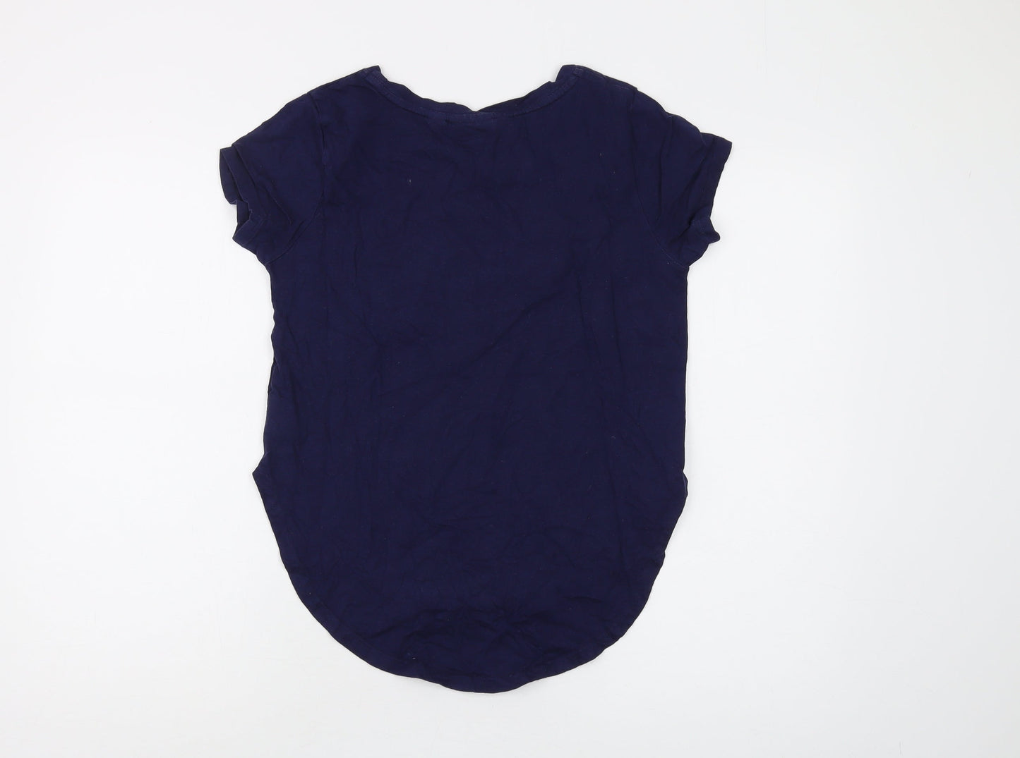Fila Unisex Blue Cotton T-Shirt, Size S - Classic Casual Wear