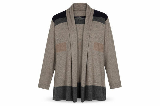 Paul Costelloe Women's Beige Cardigan Size 7 Relaxed