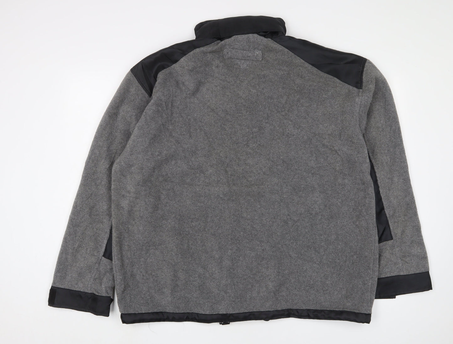 Urban Exposure Mens Grey Windbreaker Jacket Size M