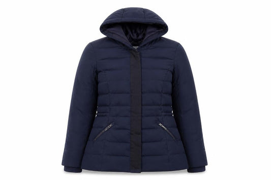 Jasper Conran Women's Blue Puffer Jacket Size 10