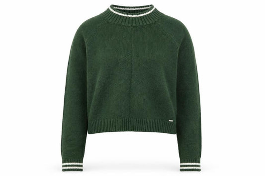 Hollister Women's Green XS Crew Neck Pullover Jumper