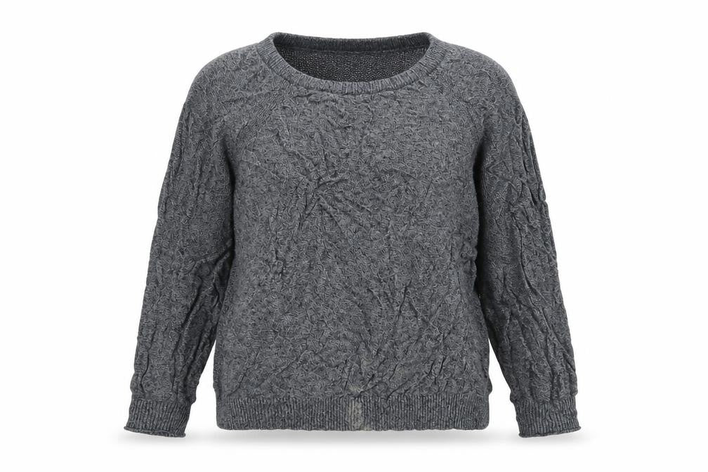 J.Crew Women's Grey Knit Jumper M Long Sleeve Crew Neck