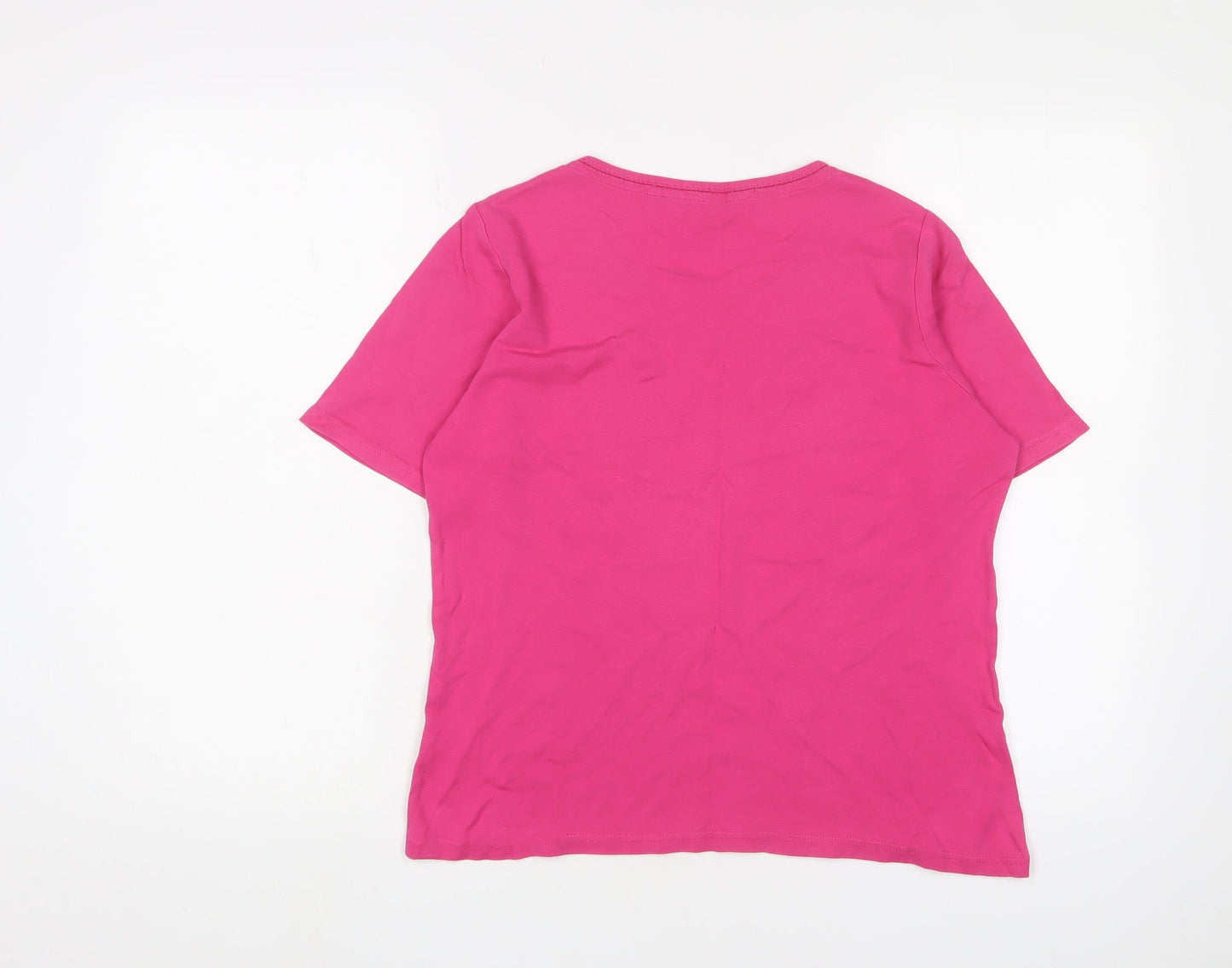 Honor Millburn Pink Women's Embroidered T-Shirt Size 10-12