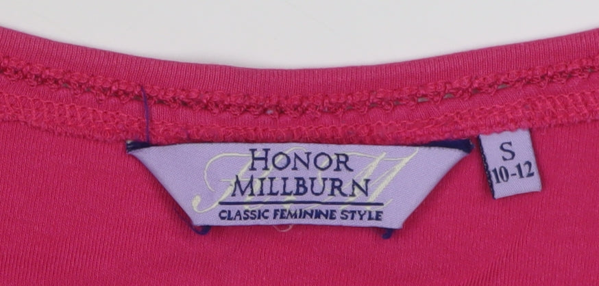 Honor Millburn Pink Women's Embroidered T-Shirt Size 10-12