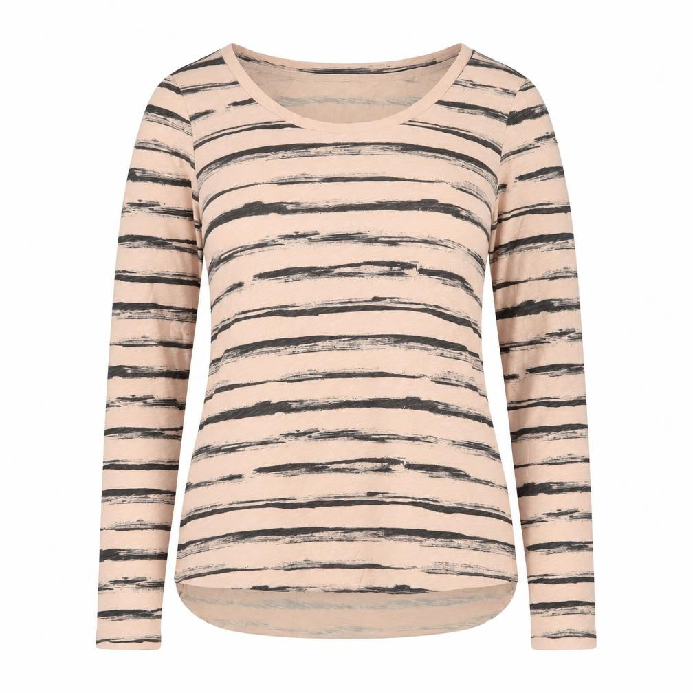 Sandwich Women's Beige Striped T-Shirt Size S