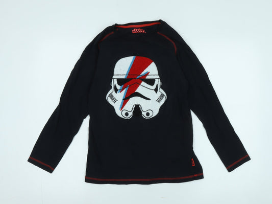 Marks and Spencer Boys Star Wars Black XS T-Shirt