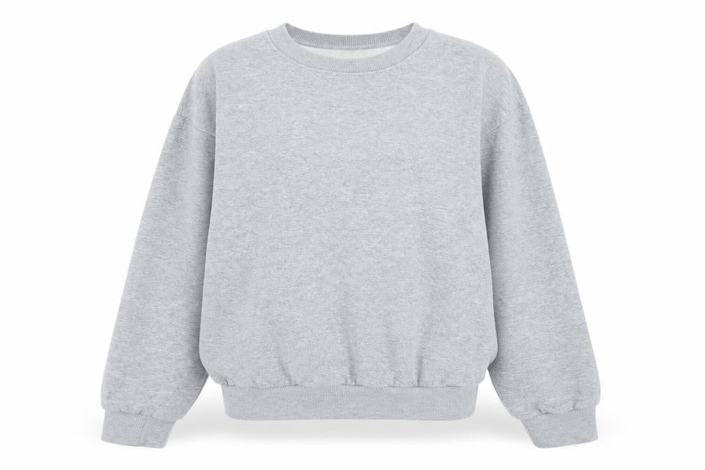 Boohoo Women's Grey Pullover Sweatshirt UK 10, Casual Jersey