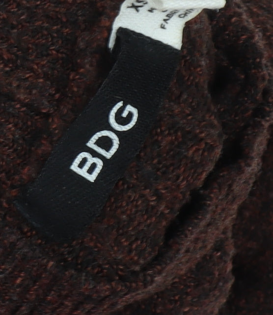 BDG Women's Brown Knit Pullover Jumper XS