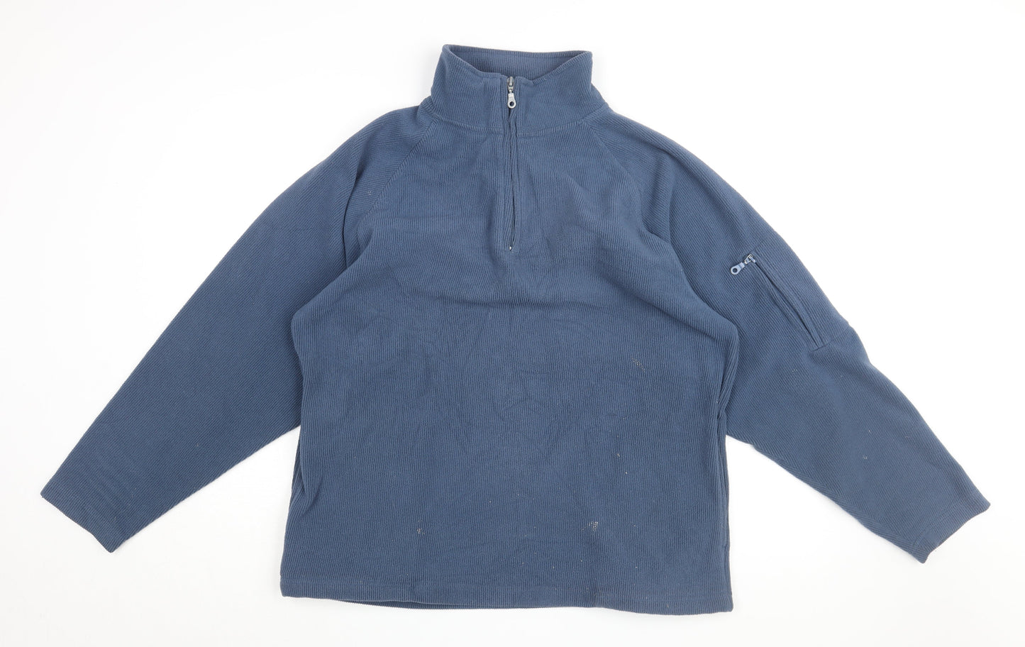 CS Active Men's Blue Medium 1/4 Zip Sweatshirt