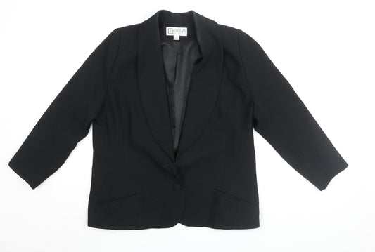 Atrium Collection Women's Black Blazer, Size 12