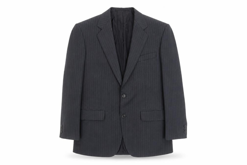 Marks & Spencer Men's Blue Striped Blazer 38R