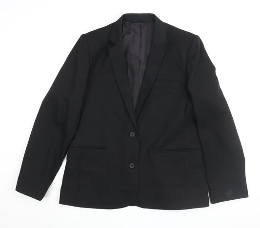 Winterbottom's Men's Black Blazer 40 Single-Breasted
