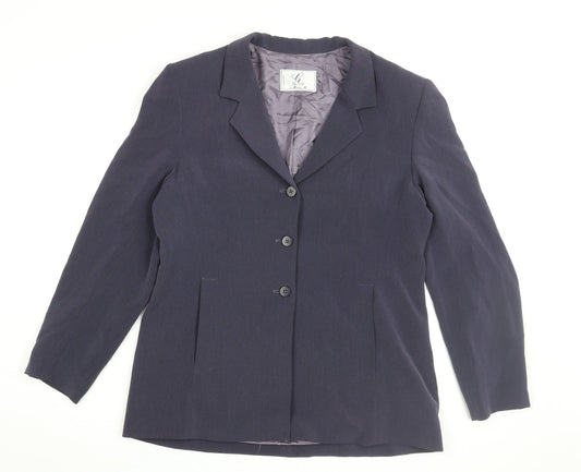 Gold by Michael K Women's Black Suit Jacket, Size 14