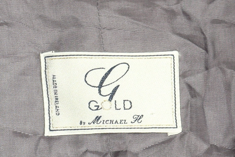 Gold by Michael K Women's Black Suit Jacket, Size 14