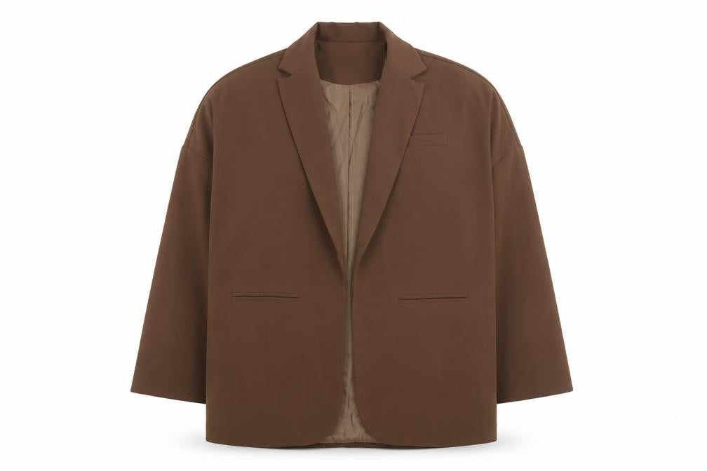PrettyLittleThing Women's Brown Blazer, Size 6