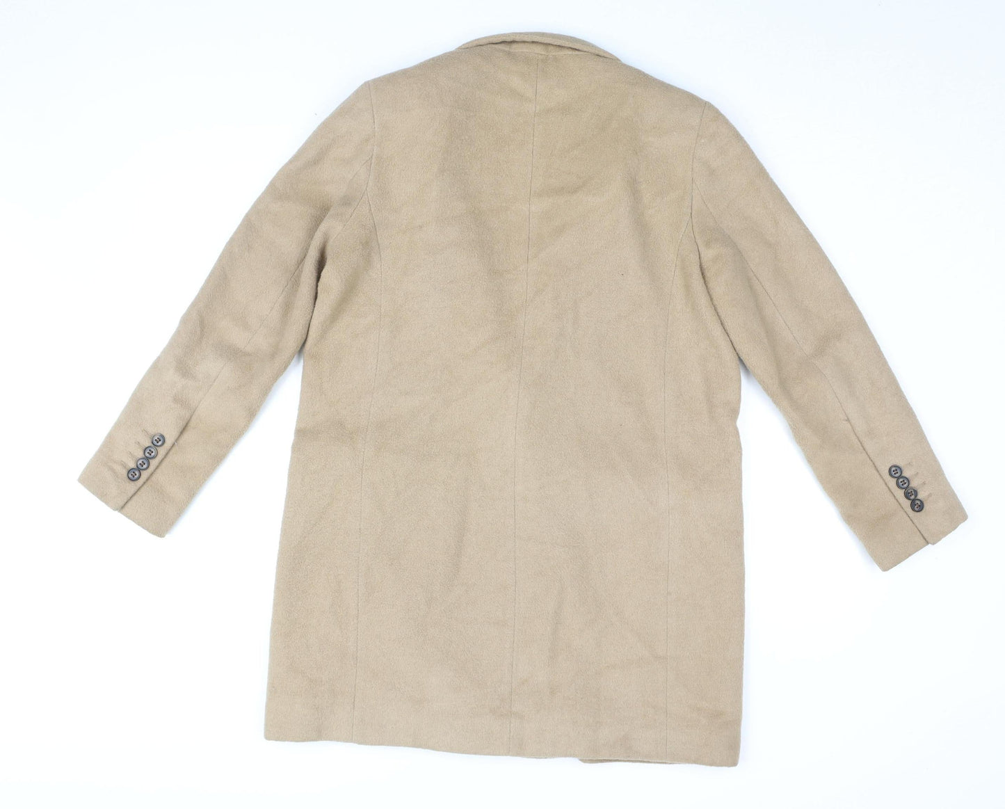 Next Women's Beige Overcoat Size 12 - Chic Casual Wear