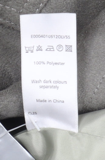 Bonmarché Women's Grey Belted Coat XL
