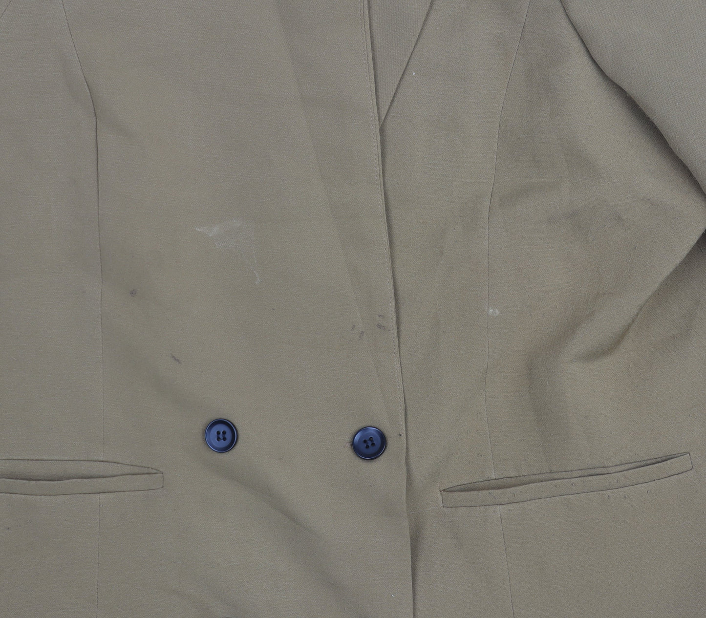 Missguided Women's Brown Blazer, Size 8, Double Breasted
