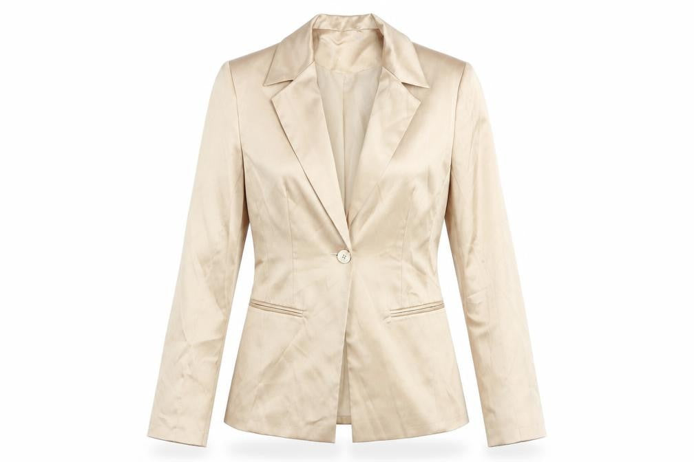 NL Collection Women's Beige Blazer Suit Jacket UK 8