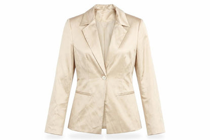 NL Collection Women's Beige Blazer Suit Jacket UK 8