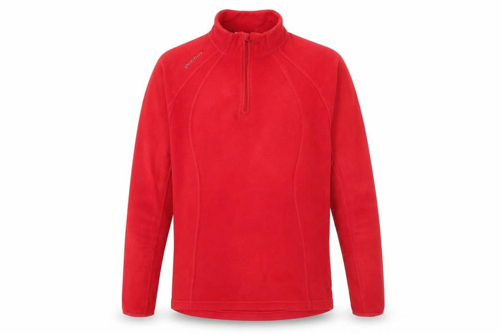 Decathlon Creation Unisex Red 1/4 Zip Sweatshirt XL