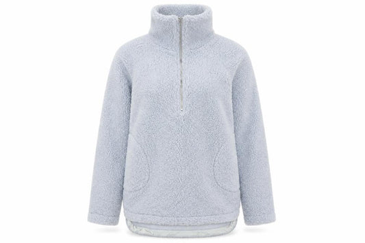 Ana Jakobs Women's Blue Fleece Pullover XS