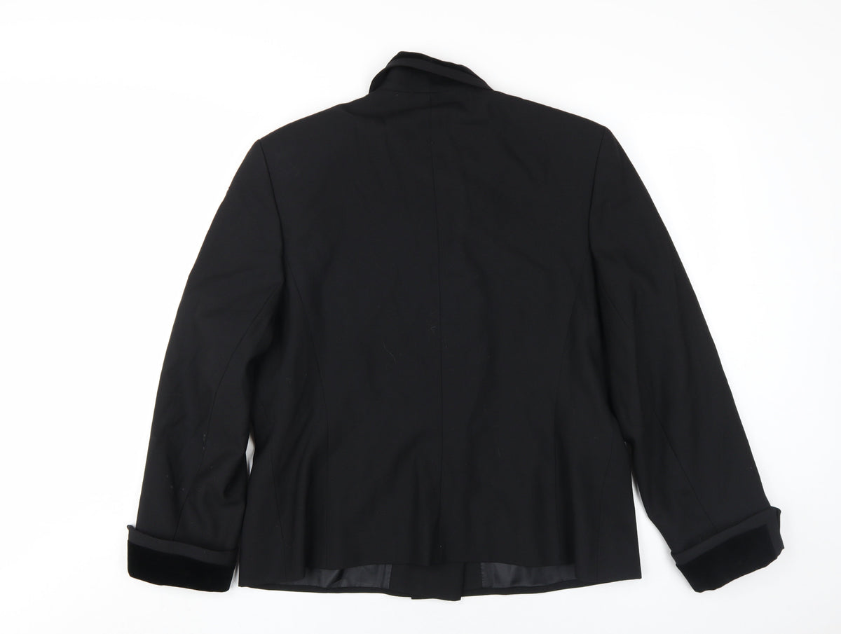 Alexon Women's Black Short Pea Coat, Size 18
