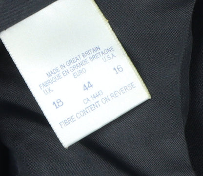 Alexon Women's Black Short Pea Coat, Size 18