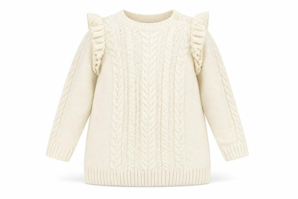 Baby Gap Ivory Knit Pullover Jumper 3-6 Months Unisex
