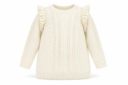 Baby Gap Ivory Knit Pullover Jumper 3-6 Months Unisex