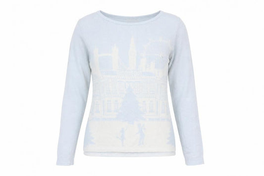 Monsoon Women's Blue Winter Pullover Jumper Size 8