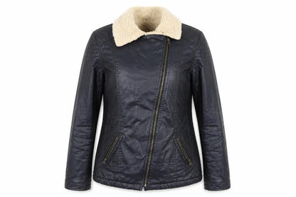Marks & Spencer Women's Black Motorcycle Jacket Size 12