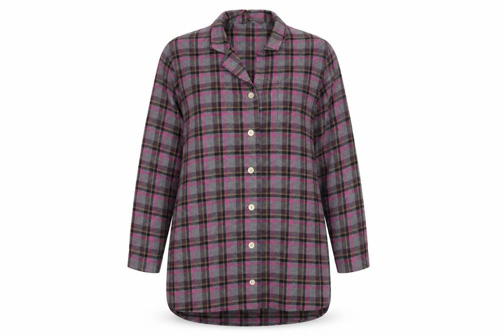 The Savile Row Company Women’s Multicoloured Plaid Shirt