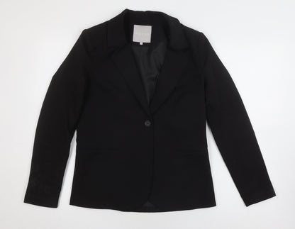 Pieces Women's Black Blazer XS, Single Breasted