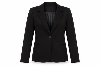 Pieces Women's Black Blazer XS, Single Breasted
