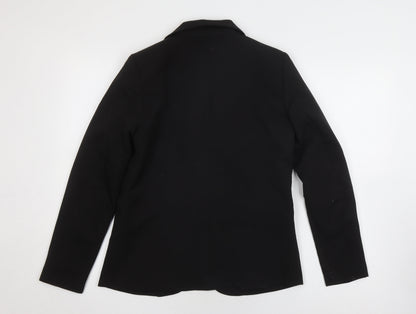 Pieces Women's Black Blazer XS, Single Breasted
