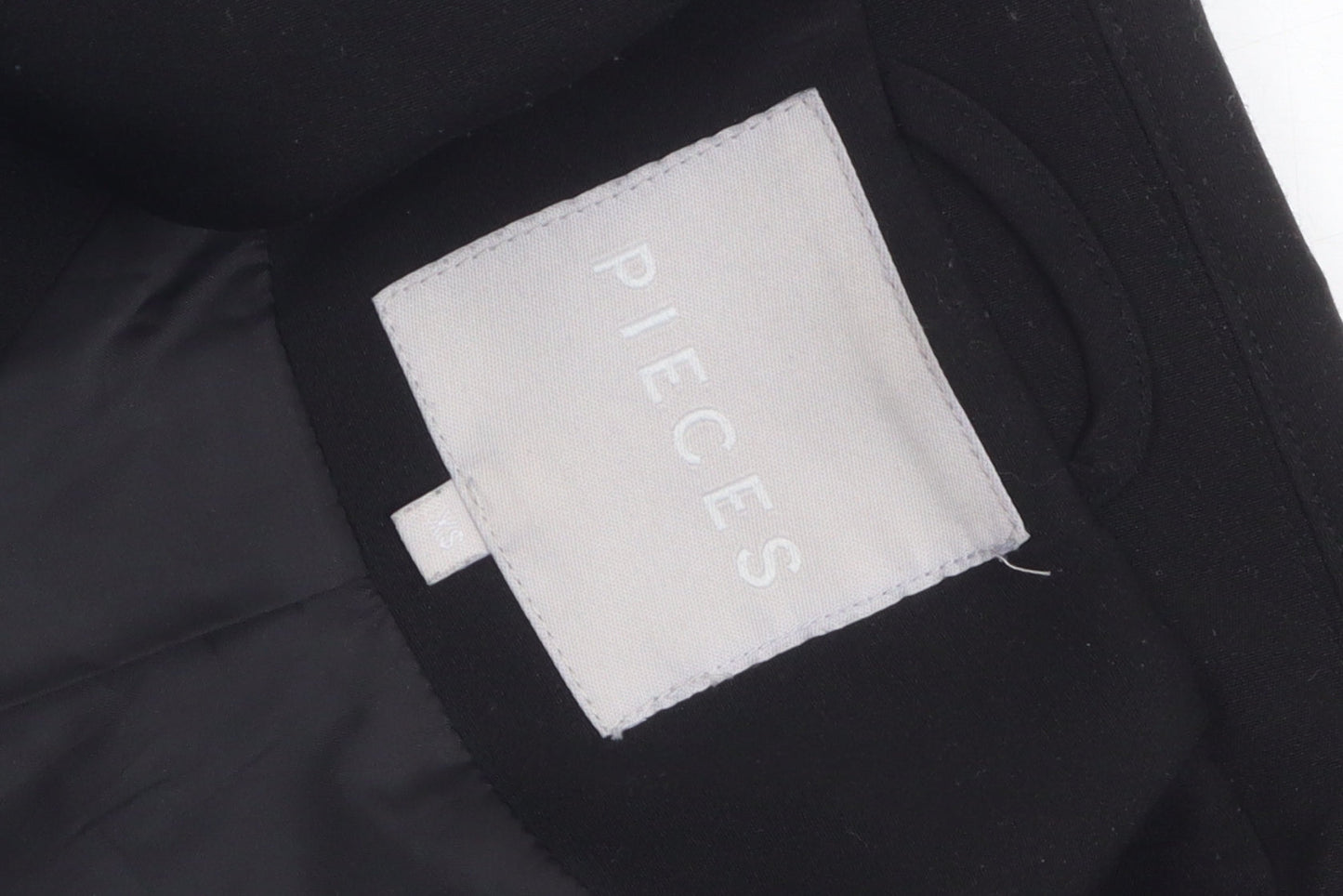 Pieces Women's Black Blazer XS, Single Breasted