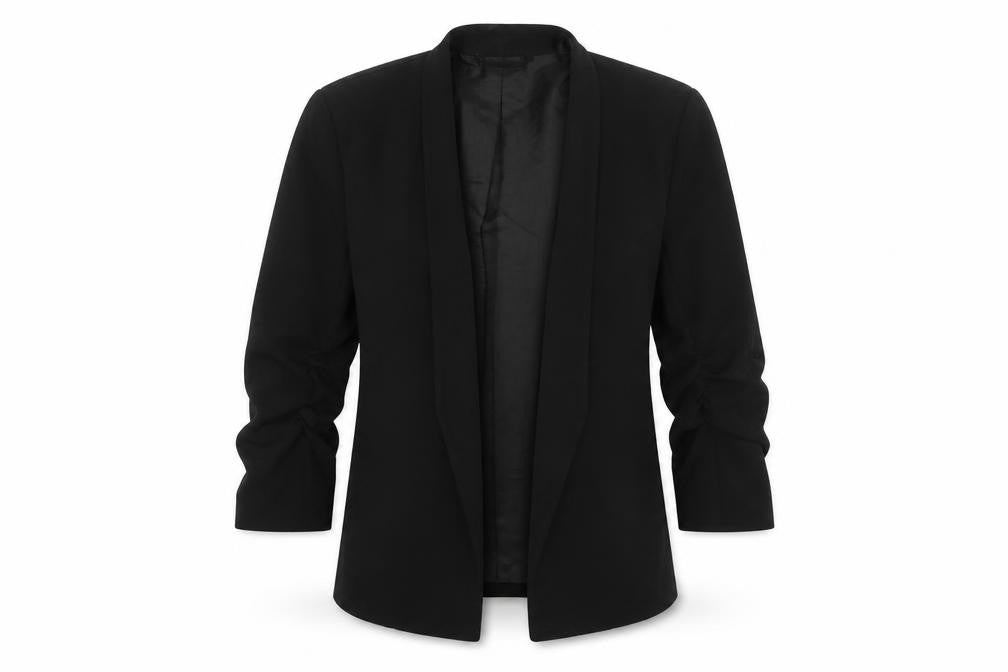 VILA Women’s Black Jacket L Size Classic Style