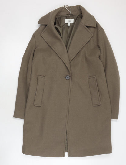 Marks & Spencer Green Women's Overcoat Size 10