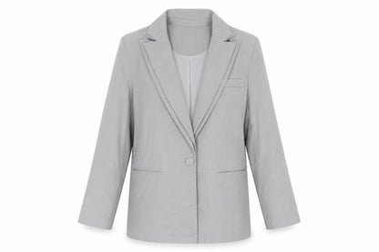 4th & Reckless Women's Grey Blazer, Size 6, Tailored Style