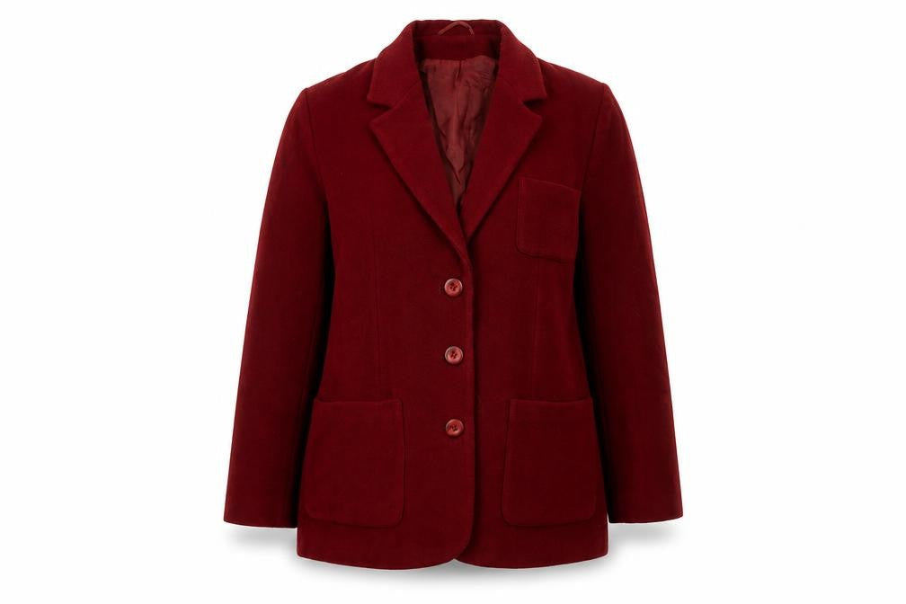 Dorothy Perkins Women's Red Wool Coat Size 12