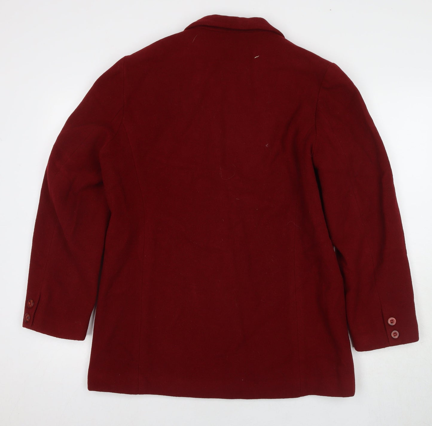 Dorothy Perkins Women's Red Wool Coat Size 12