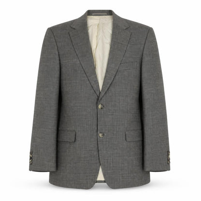 Hugo Boss Men's Grey Check Blazer Size L