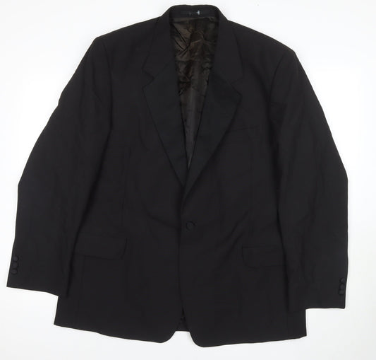 McNeil & Grant Men's Black Blazer, Size 44, Formal