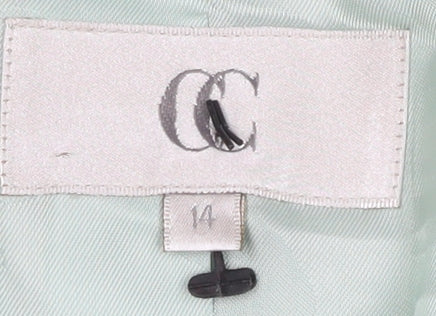 CC Women's Green Blazer, Size 14 - Autumn/Winter