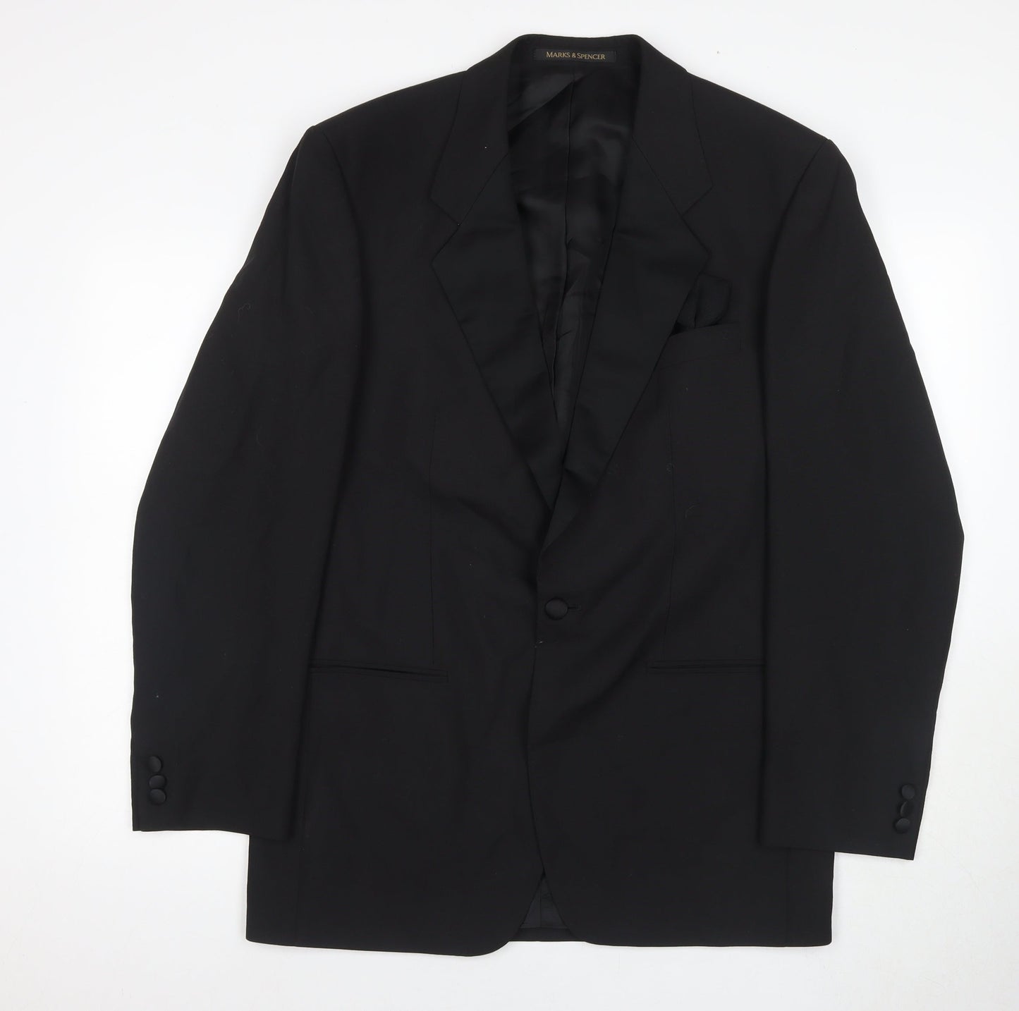 Marks and Spencer Men's Black Tuxedo, Size 40L