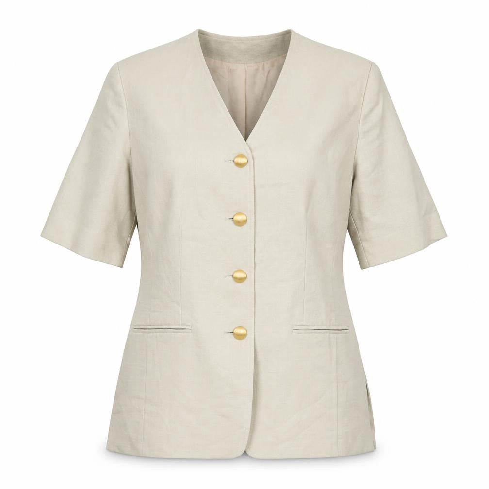 Viyella Women's Beige Classic Blazer Size 12