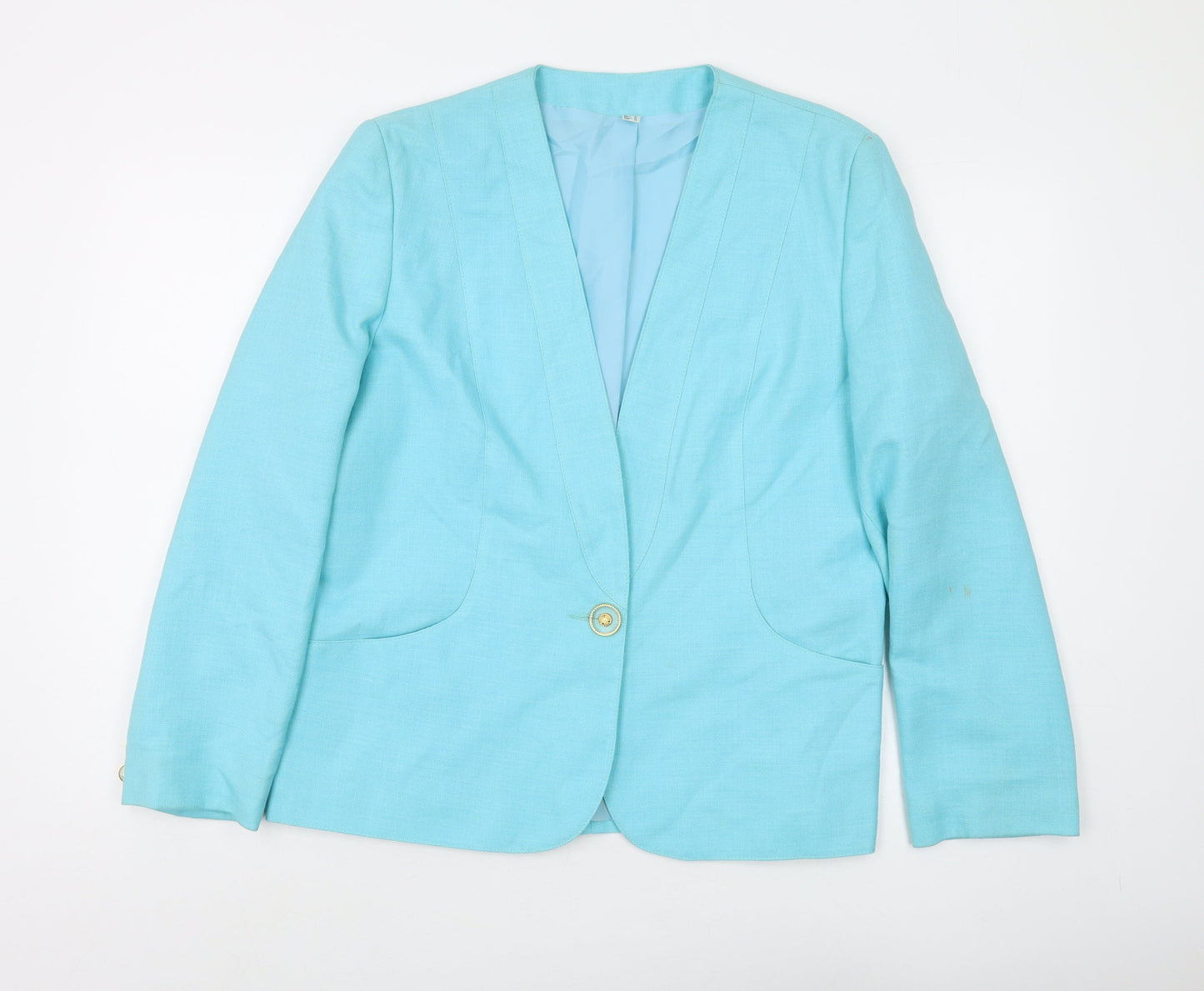 Miss Smith Women's Blue Blazer UK 14 Regular Fit